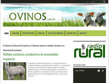 Tablet Screenshot of ovinos.com.ar